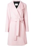 Dorothee Schumacher Belted Coat - Pink & Purple