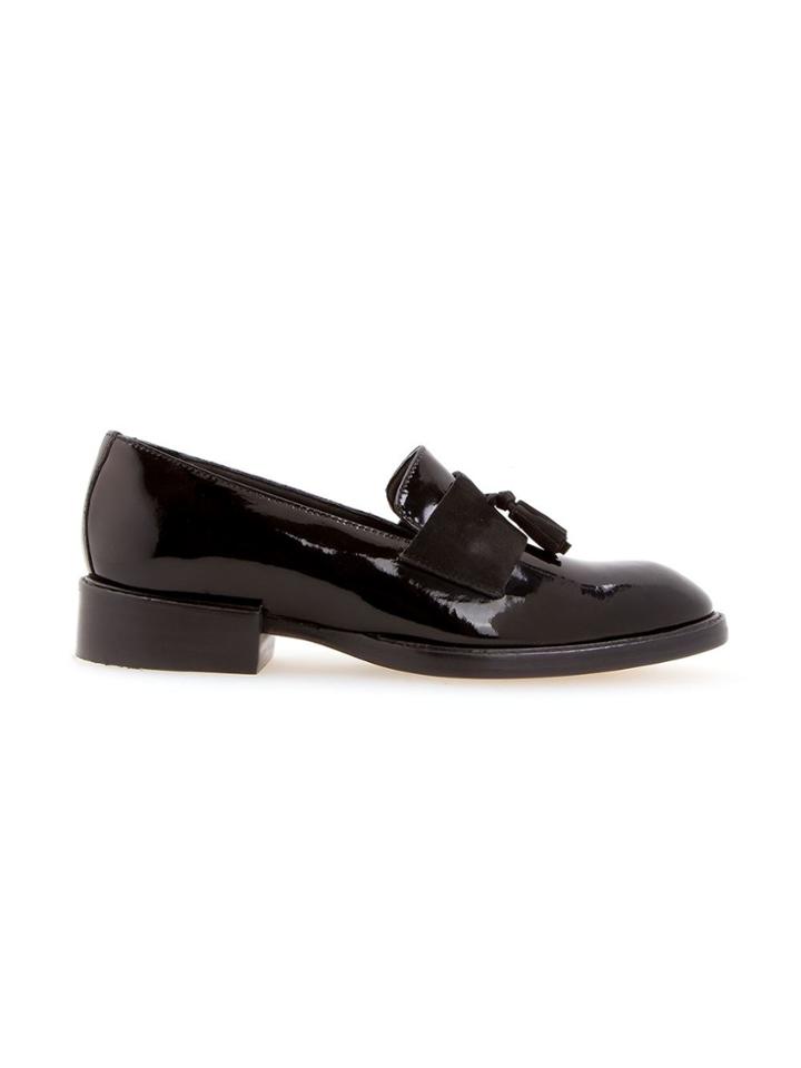 Studio Chofakian Patent Leather Loafers - Black