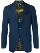 Etro Jacket With Embroidery - Blue