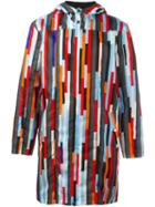 Christopher Kane Striped Hooded Raincoat