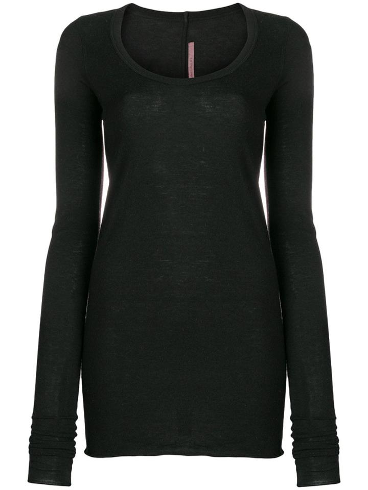 Rick Owens Lilies Round Neck Jumper - Black