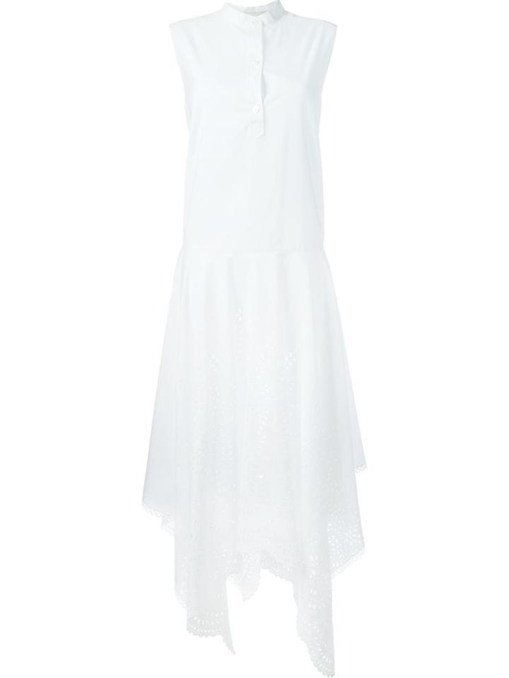 Stella Mccartney Sleeveless Dress, Women's, Size: 40, White, Cotton