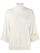 P.a.r.o.s.h. Wide Sleeve Jumper - White