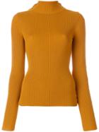 Preen By Thornton Bregazzi Trixie Knit Jumper - Yellow & Orange