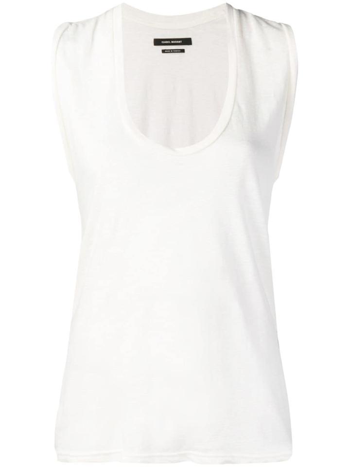 Isabel Marant U-neck Tank Top - White