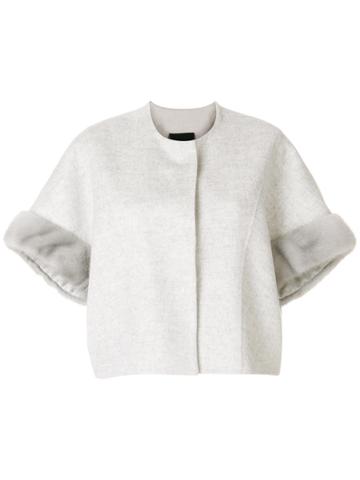 Liska Mimo Cropped Jacket - Grey
