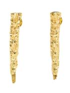 Henson Spine Earrings, Women's, Yellow/orange