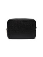 Thom Browne Pebble Grain Leather Wash Bag - Black