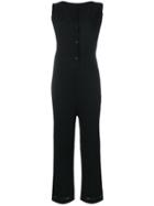 Issey Miyake Cauliflower Button Up Jumpsuit - Black