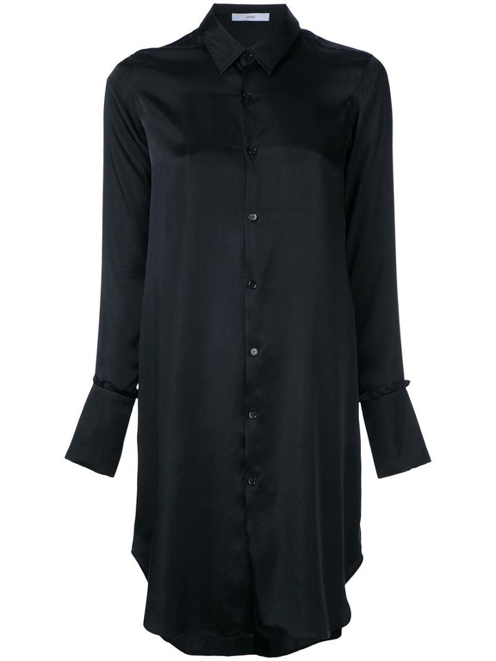 Astraet Long Shirt, Women's, Black, Cupro
