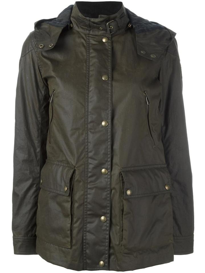 Belstaff Cargo Jacket, Women's, Size: 42, Green, Cotton/viscose