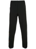 Travis Scott Astroworld Logo Embroidered Sweatpants - Black
