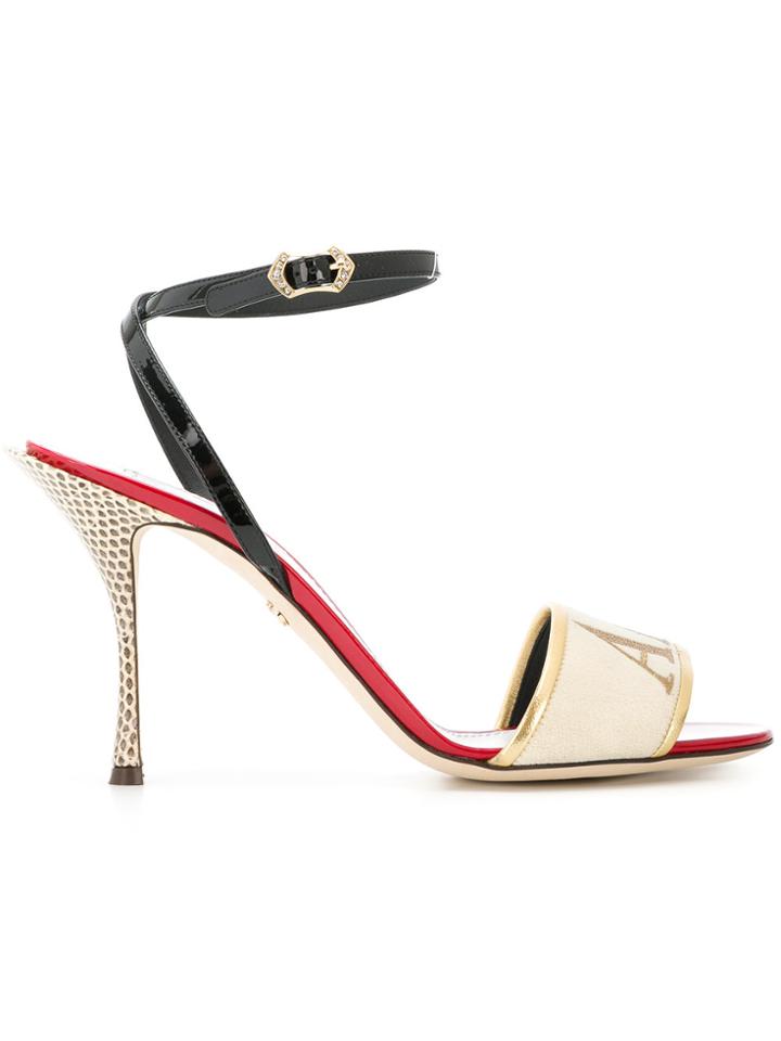 Dolce & Gabbana Keira Amor Sandals - Multicolour