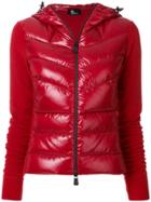 Moncler Grenoble Padded Cropped Jacket - Red