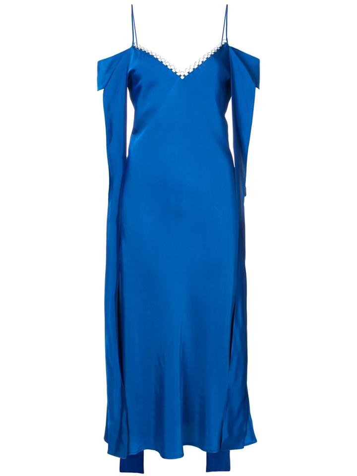 Ellery Spaghetti Strap Dress - Blue