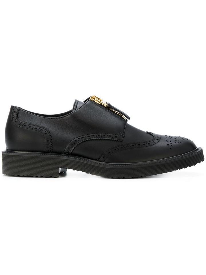Giuseppe Zanotti Manuel Zip-up Brogues - Black