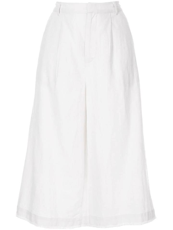 Sea Cropped Trousers - White