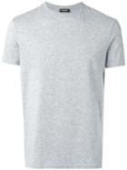 Dsquared2 - Basic Crew Neck T-shirt - Men - Cotton/spandex/elastane - Xl, Grey, Cotton/spandex/elastane