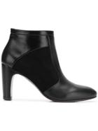 Chie Mihara Edam Heeled Ankle Boots - Black