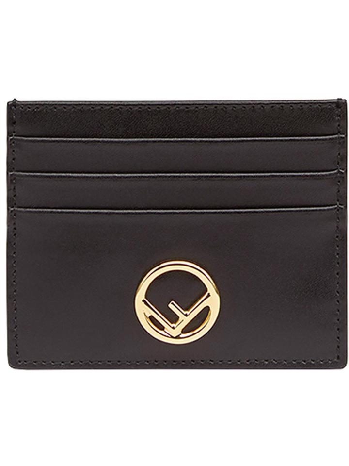 Fendi Logo Cardholder - Black