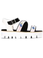 Msgm Embellished Strappy Sandals