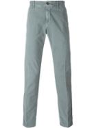 Incotex Slim Chino Trousers, Men's, Size: 34, Grey, Cotton/spandex/elastane