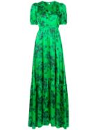 No21 Floral Print Maxi Dress - Green