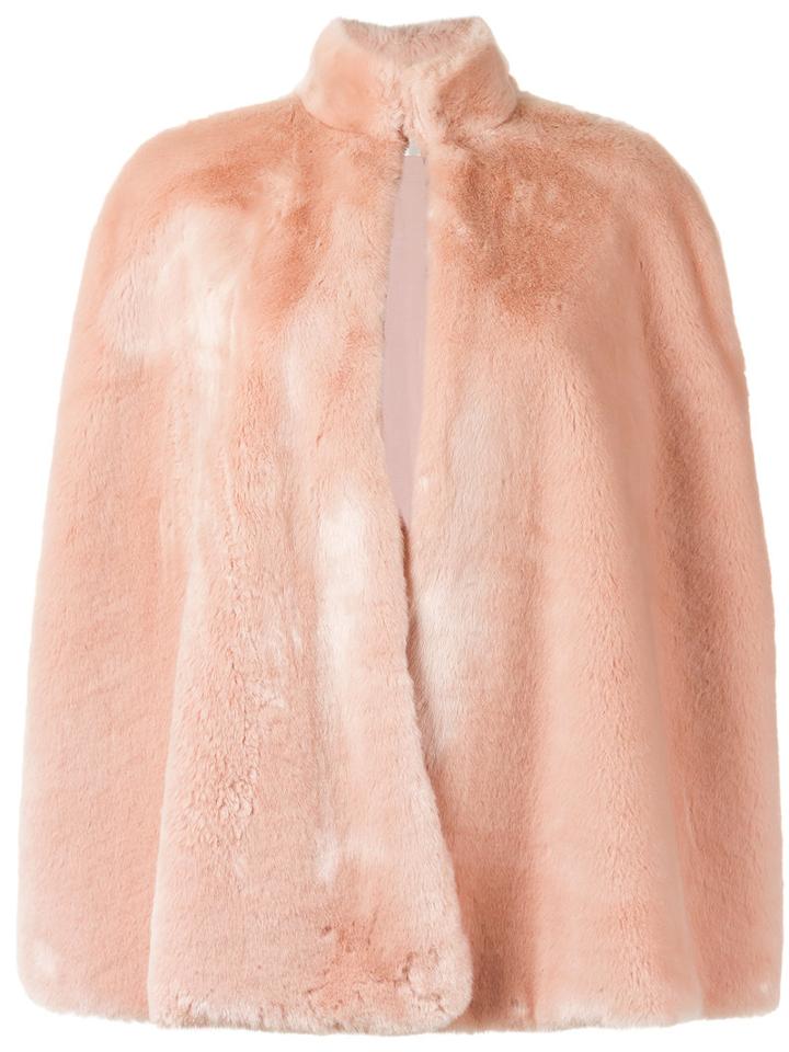Faux Fur Coat - Women - Acrylic/polyester - 38, Pink, Acrylic/polyester, Lilly Sarti