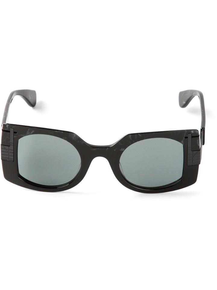 Theo By Tim Van Steenbergen Oversized Sunglasses - Black