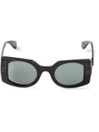 Theo By Tim Van Steenbergen Oversized Sunglasses - Black