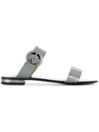 Marc Ellis Open-toe Buckle Sandals - Grey
