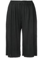 Pleats Please By Issey Miyake Classic Culottes - Black