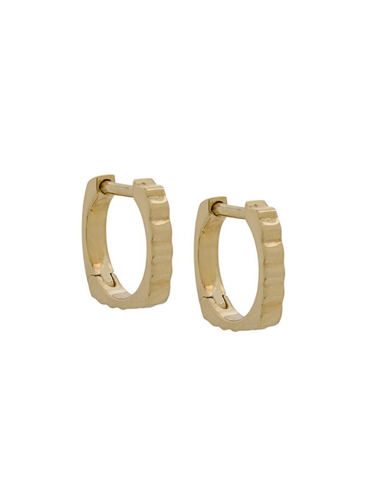 Aliita 9kt Yellow Gold Aro Rueda Mini Earrings
