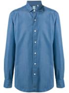 Finamore 1925 Napoli Straigh-fit Shirt - Blue