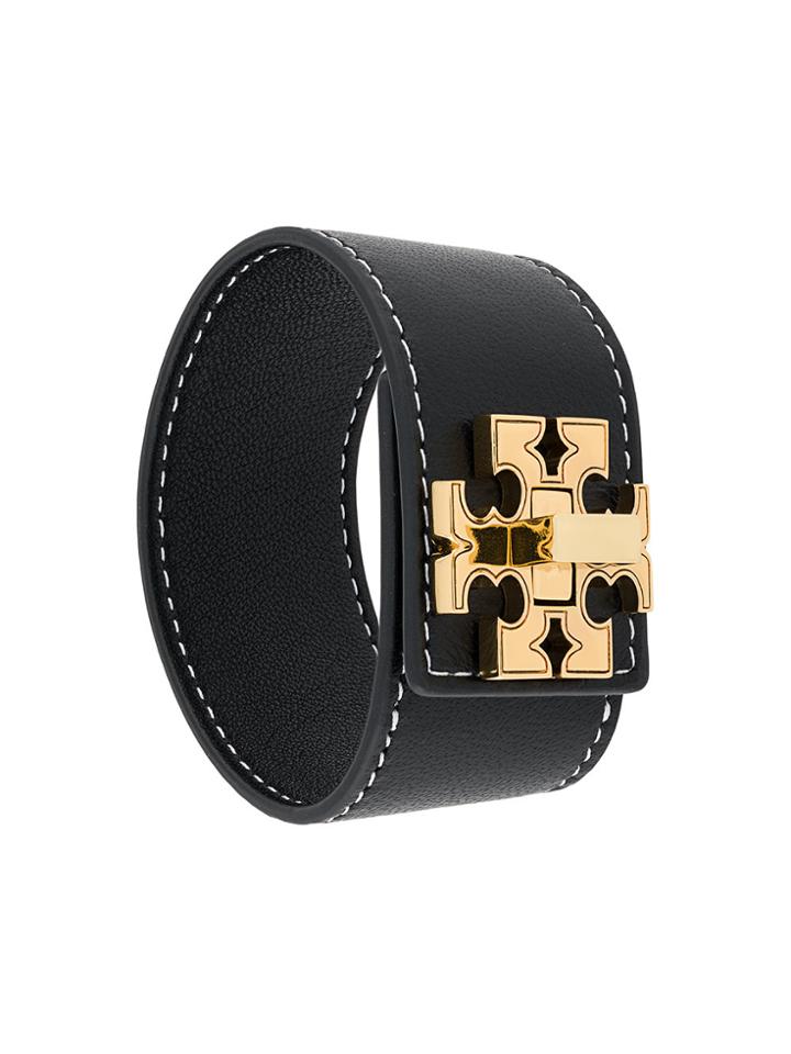 Tory Burch Double T Band Bracelet - Black