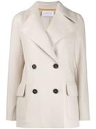 Harris Wharf London Double-breasted Jacket - Neutrals