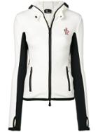 Moncler Grenoble Performance & Style Hooded Fleece-cardigan - White
