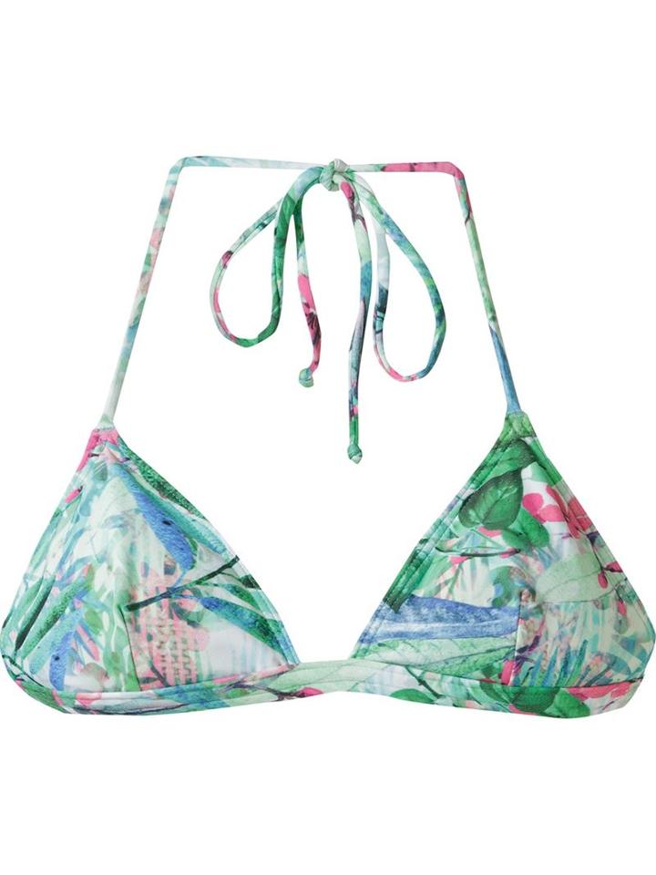 Lygia & Nanny Print Halterneck Bikini Top