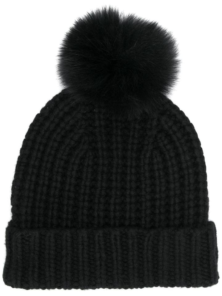 Mackage Mackage Doris Black Wool Or Fine Animal Hair->cashmere