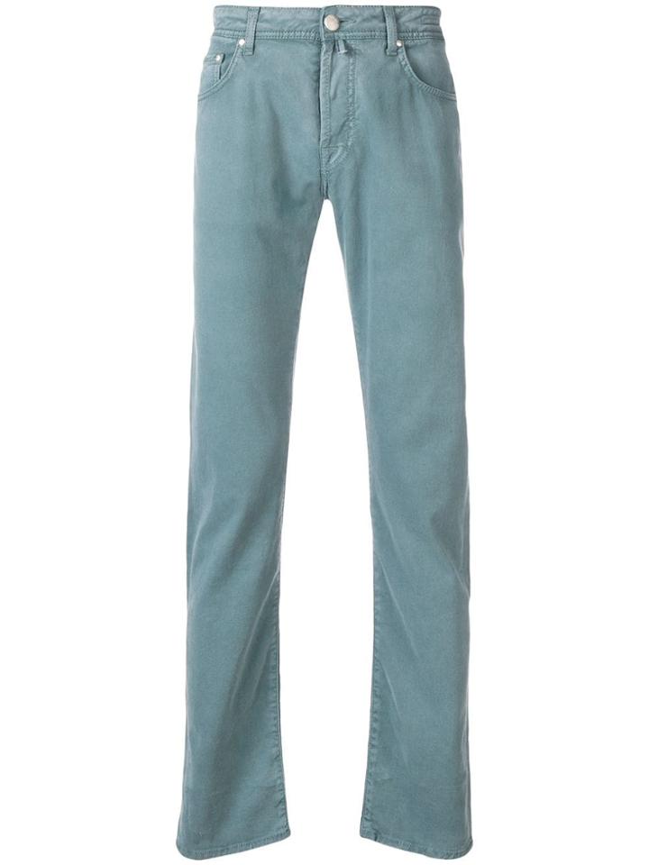 Jacob Cohen Stretch Five Pocket Jeans - Green