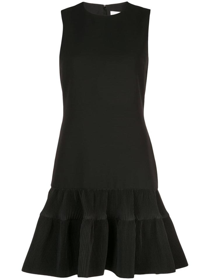 Victoria Victoria Beckham Fitted Peplum Dress - Black