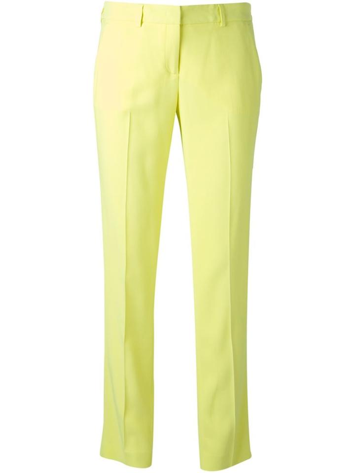 Ermanno Scervino Tailored Trousers, Women's, Size: 42, Yellow/orange, Spandex/elastane/viscose/acetate/cupro
