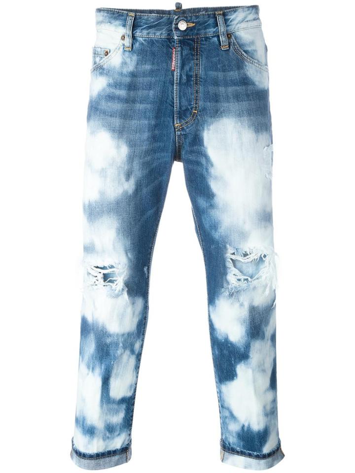 Dsquared2 Glamhead Highly Bleached Jeans - Blue