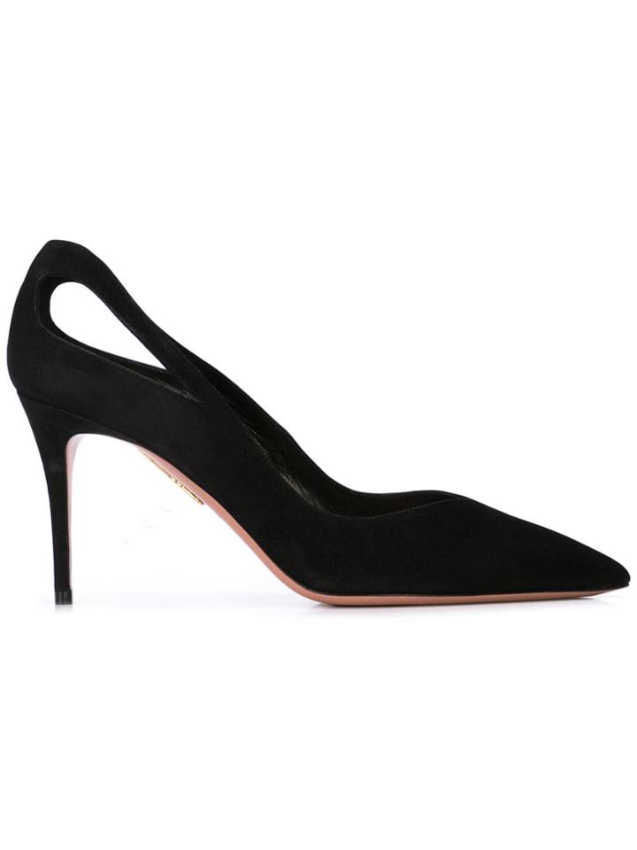 Aquazzura Shiva 85 Pumps - Black
