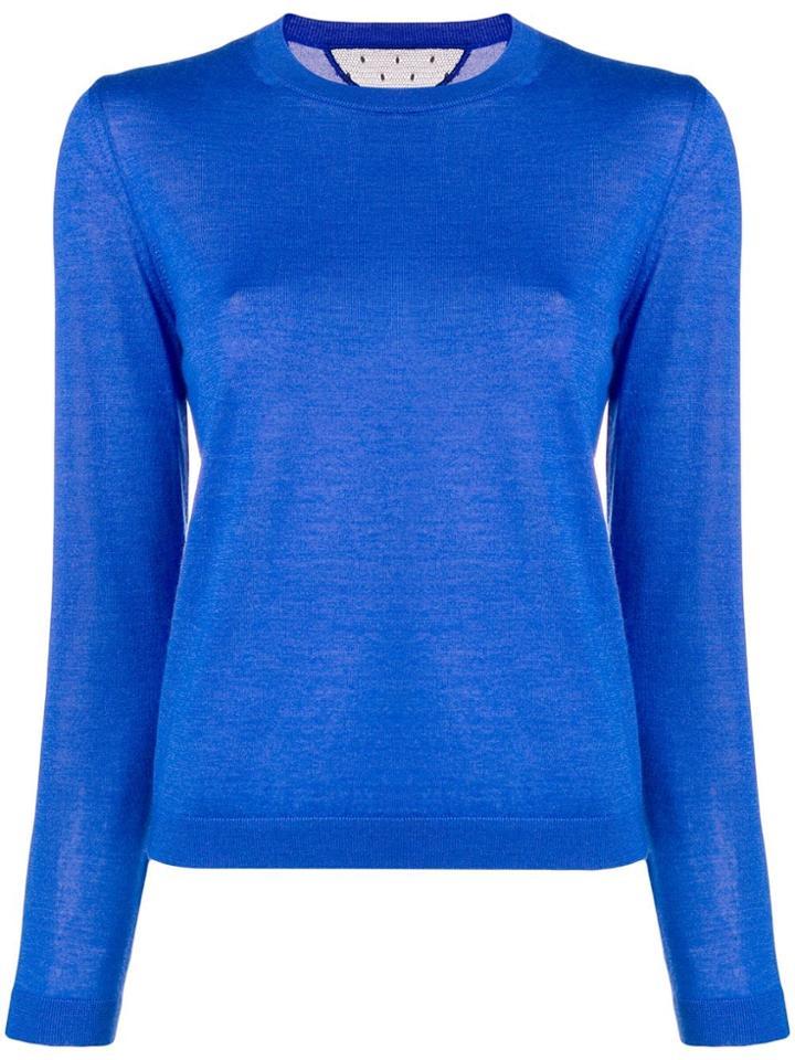 Red Valentino Crew Neck Jumper - Blue