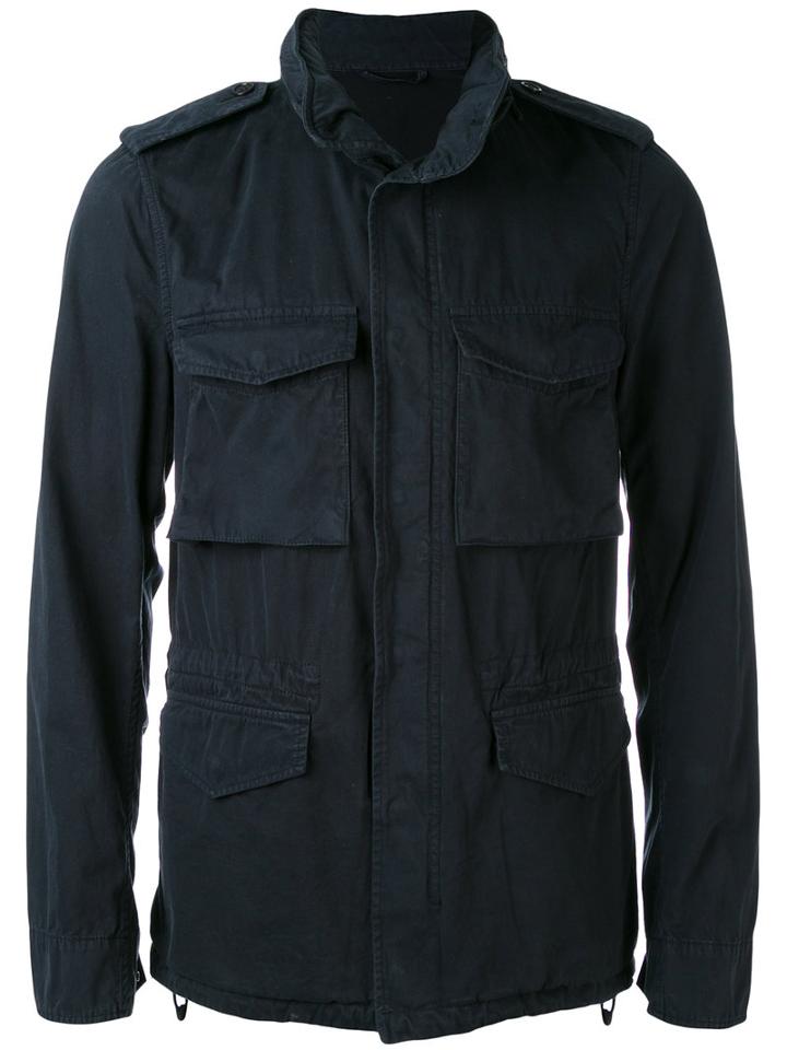 Aspesi - Field Jacket - Men - Cotton - Xxl, Blue, Cotton