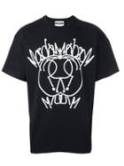 Moschino Graffiti Print T-shirt, Men's, Size: 52, Black, Cotton