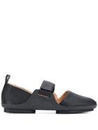 Issey Miyake Touch-strap Ballerina Shoes - Black