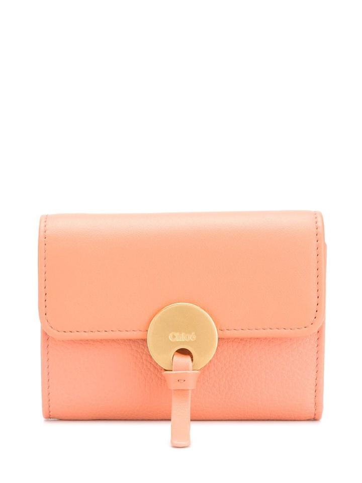 Chloé Compact Indy Wallet - Orange