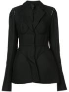 Vera Wang Structured Blazer - Black